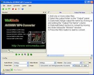 WinXMedia AVI/WMV MP4 Converter screenshot